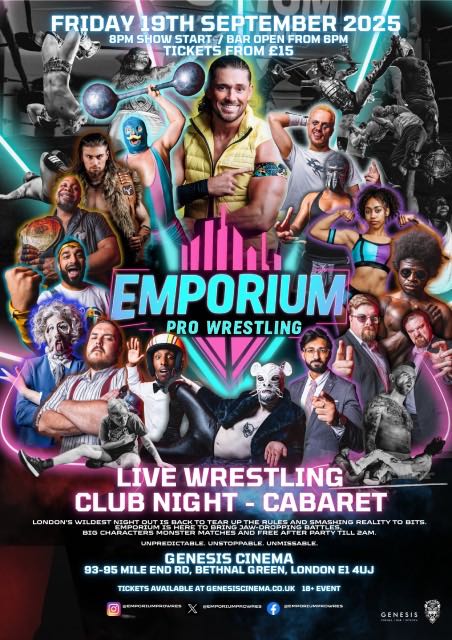 EMPORIUM PROW WRESTLING - Third Row
