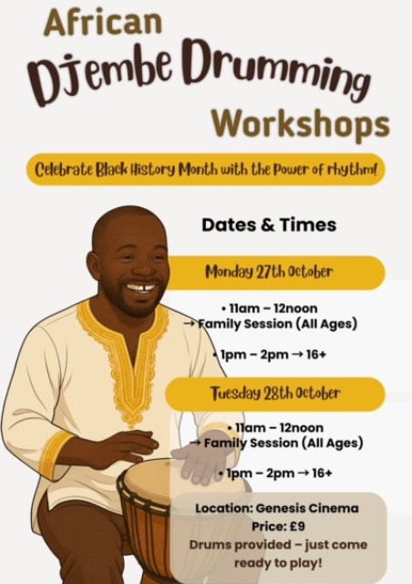 African Djembe Drumming Workshop - Family Session (all ages welcome)