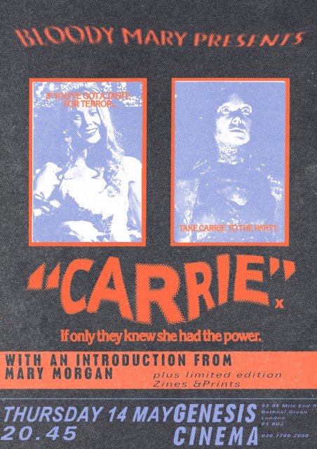 CARRIE presented by the BLOODY MARY FILM CLUB